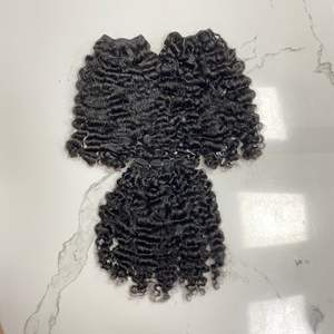 RIZADO RAW TRAMA PELO VIETNAMÉS CABELLO Virgen Cabello humano RIZADO TEXTURAS para MUJERES NEGRAS - Product Image 2