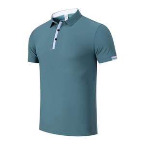 Polo à col rayé style rugby pour homme - Product Image 2