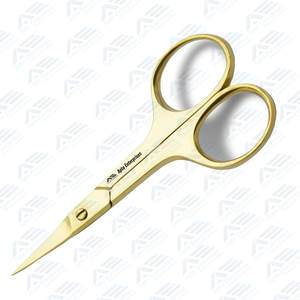 Herramientas de belleza profesionales de manicura dorada, Tijeras para uñas de alta calidad, cortaúñas con borde inclinado, Tijera para cutículas, instrumentos de belleza - Product Image 2