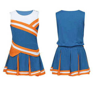Ensembles d'uniformes de pom-pom girl pour femmes adultes avec impression par transfert thermique, 100% coton, uniforme avec nom de l'équipe - Product Image 4
