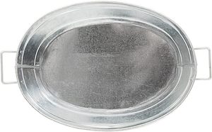 Seau à vin ovale en métal argenté, refroidisseur de bouteilles, seau à glace polyvalent pour boissons, bac à plantes pour fêtes à domicile - Product Image 6