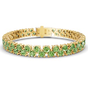 Bracelet tennis Alice en or blanc 10 carats à double rangée de diamants de laboratoire légers (3 carats) Tw. Bijoux personnalisés de luxe certifiés GRA - Product Image 6