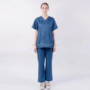Uniformes quirúrgicos de enfermería elásticos personalizables para mujer, uniformes quirúrgicos de hospital con parte inferior de Spandex de rayón polivinílico impresos, diseñados Viet - Product Image 2