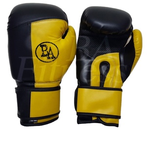 Gants de boxe MMA de haute qualité 8oz en PVC, personnalisables, imperméables, coupe-vent, avec logo client, unisexe, fermeture auto-agrippante pour la boxe - Product Image 3