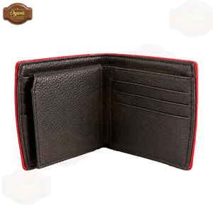 Modern Edge Leather Bifold <b>Wallet</b> | Genuine Leather Slim <b>Wallet</b> for Men | <b>RFID</b> Blocking Minimalist Front Pocket <b>Wallet</b> OEM ODM - Product Image 2