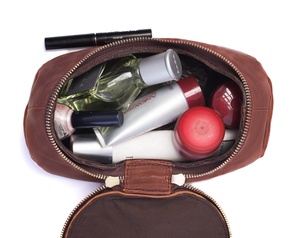 Bolsa de Cuero para Cosméticos, Impermeable, con Cierre, Portátil, Ligera, Estilo Vintage, para Viajes, Almacenamiento de Maquillaje para Mujer - Product Image 3