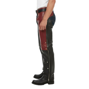 Pantalones de Cuero para Hombre, de Color Sólido, Transpirables, para Uso en Exteriores, Estilo Casual, Lavados, en Oferta - Product Image 4