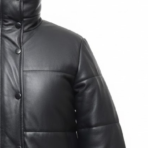 <b>Top</b> <b>High</b> Quality <b>Leather</b> Jacket New Arrival Winter Fashion Customized Front Customized Color Low MOQ Best Manufactured Pure - Product Image 3