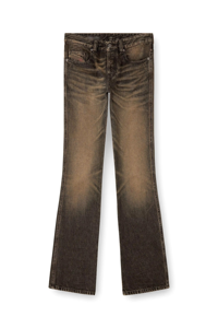 Jeans en denim pour homme 2026 de haute qualité, coupe évasée, délavage vintage, effet stonewash, respirant, style streetwear hip-hop, OEM ODM, en coton - Product Image 4