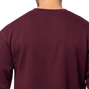 Sweat-shirt pour homme à manches longues personnalisé, basique, en coton mélangé, écologique, imperméable, respirant, streetwear, jogging, marche - Product Image 4