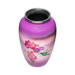 Urna para Adultos de Artesanía Increíble, Grande, Estilo Americano Colibri, Hecha en Uttar Pradesh - Product Image 3