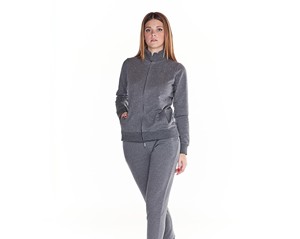 Survêtements pour femmes, hiver, épais, à capuche, avec cordon de serrage, décontractés, coupe-vent, respirants, imprimés, gris - Product Image 5