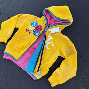 Sweat-shirts à capuche pour hommes les plus vendus, effet délavé, en polaire de haute qualité, logo personnalisé, motif uni, couleur unie, meilleur prix - Product Image 4