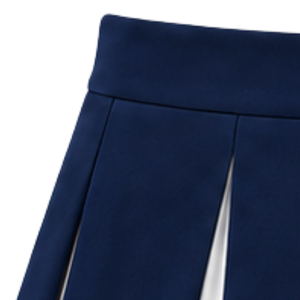 Jupe plissée bleu marine et or blanc pour femme, taille haute, pour cheerleading, performance sportive, danse, uniforme d'équipe - Product Image 4