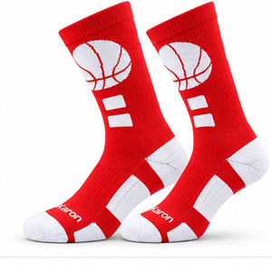 Custom Logo high quality <b>Men</b> Youth Crew Elite Basketball Sport <b>Socks</b> Knitted Double Pressure Athletic Compression OEM Wholesale - Product Image 1