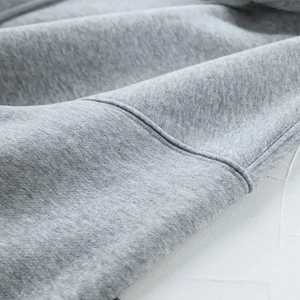 Haut court à capuche pour femme, style décontracté, en molleton 100% coton, manches évasées, anti-rétrécissement, respirant, idéal pour l'hiver - Product Image 3