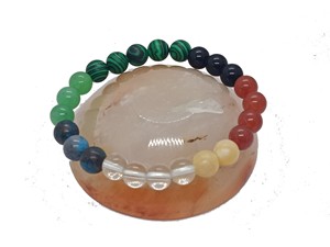 High quality Seven chakra Crystal Gemstone <b>Bead</b> <b>Bracelet</b> Fashion Charm Jewelry for Men Women for Energy Meditation Gift - Product Image 6