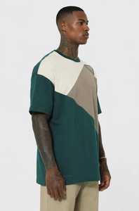 Camiseta Extra Grande para Hombre, Verde Beige, Manga Corta, Estilo Urbano, 100% Algodón Jersey, 230g - Product Image 2