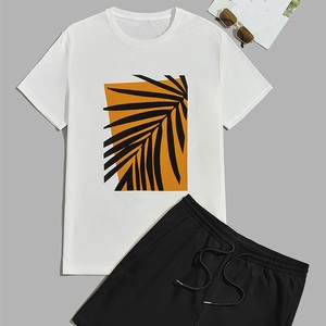 ชุดเซ็ตเสื้อผ้าผู้ชายฤดูร้อนขายส่ง ชุดเซ็ต 2 ชิ้นสำหรับผู้ชาย เสื้อลำลอง ชุดลำลองน้ำหนักเบา ชุดวอร์มฤดูร้อนสำหรับผู้ชาย 2026 - Product Image 1