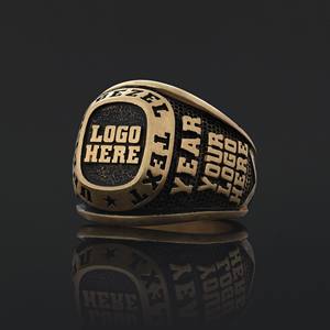 Anillo de Graduación Universitario BOJ MCollege 005 Personalizado en Plata con Diamantes, Unisex, Certificado por GIA, Micro, Bajo Precio - Product Image 3