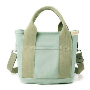 Customized Cotton <b>Canvas</b> Tote Bag Embossed Design <b>Plain</b> Dyed Technique 80g Fabric Weight <b>Large</b> Capacity Shoulder Drawstring - Product Image 2