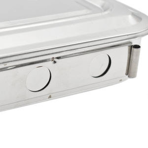 ถาดใส่เครื่องมือทันตกรรมที่ได้รับการรับรองมาตรฐาน CE ถาดใส่เครื่องมือผ่าตัดทางการแพทย์แบบมีฝาปิด สำหรับเครื่องมือผ่าตัดพื้นฐาน ราคาถูก - Product Image 5