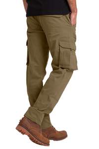 Pantalon cargo unisexe surdimensionné de haute qualité avec logo personnalisé, streetwear urbain, pantalon baggy pour un usage quotidien - Product Image 3