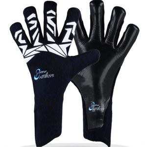 Guantes de Portero de Fútbol de Látex al por Mayor, Diseño de Palma Reforzada, Agarre Duradero, Protección para los Dedos, Entrenamiento y Partidos de Fútbol - Product Image 3