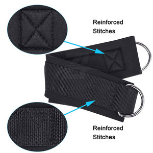 Fitness Padded Gym Wholesale High Quality <b>Ankle</b> Straps Fitness Accessories Adjustable <b>Ankle</b> Straps - Product Image 2