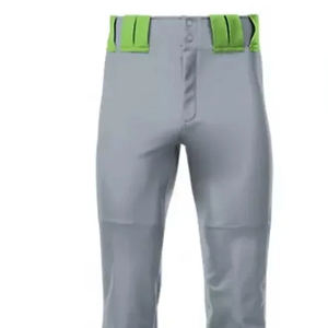 Pantalon de baseball OEM, uniforme d'équipe, manches courtes, imprimé, séchage rapide, respirant, taille élastique, polyester extensible, fournisseur d'articles de sport - Product Image 2