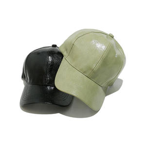 Casquette de baseball en cuir véritable avec logo personnalisé, réglable, style snapback, visière pare-soleil, décontractée, pour homme - Product Image 4