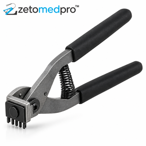 Pince perforatrice en cuir à 4 dents, espacement des pointes de 4 mm avec tête de 0,15 pouce pour la fabrication de bijoux, ceintures, sangles, selles, chaussures et artisanat - Product Image 1