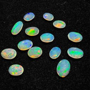 Opale éthiopienne naturelle, taille ovale, couleur arc-en-ciel, pour la fabrication de bijoux, Zehra Gems and Jewellery - Product Image 1