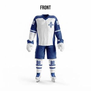 Nuevo Conjunto de Uniforme Profesional de Hockey sobre Hielo de RIVIAN ATLANTIC, Impresión por Transferencia de Calor, Manga Larga, Material 100% Poliéster para Hombre - Product Image 2