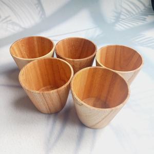 Ensemble de tasses à café et thé en bois, vente en gros, tasses à boire du Vietnam, naturel, écologique, en vrac de haute qualité - Product Image 3