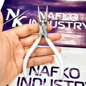DIY Crafting Jewelry Making 130mm <b>Round</b> <b>Nose</b> Rosary <b>Pliers</b> Stainless Steel Grip Handles Crimping Cutter <b>Pliers</b> Fishing Tools OEM - Product Image 1