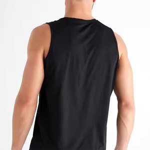 Débardeurs de sport décontractés pour hommes en coton 100% à séchage rapide, respirants, personnalisables avec logo – Nouveauté été, vente chaude - Product Image 3