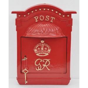 Weatherproof Antique Mailbox For Garden Supplies Handmade Rustic Post <b>Box</b> For Home Decoration Cheap Price - Product Image 6