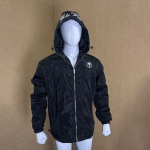 Top Selling Hooded Windbreaker <b>Jacket</b> Waterproof Windproof Zip Up Outerwear <b>Lightweight</b> Casual Outdoor Coat - Product Image 1