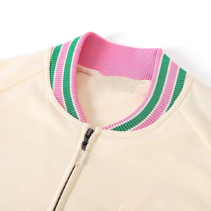 Chaqueta universitaria de lana estilo hermandad para mujer, retro, con botones, letras griegas, estilo urbano, personalizada, universitaria, cortavientos, con calefacción - Product Image 3