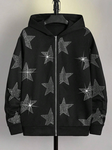 Proveedor Mayorista de Sudaderas con Pedrería, Sudadera de Felpa de Algodón Premium, Servicio OEM, Marca Personalizada, Fabricante Exportador - Product Image 1