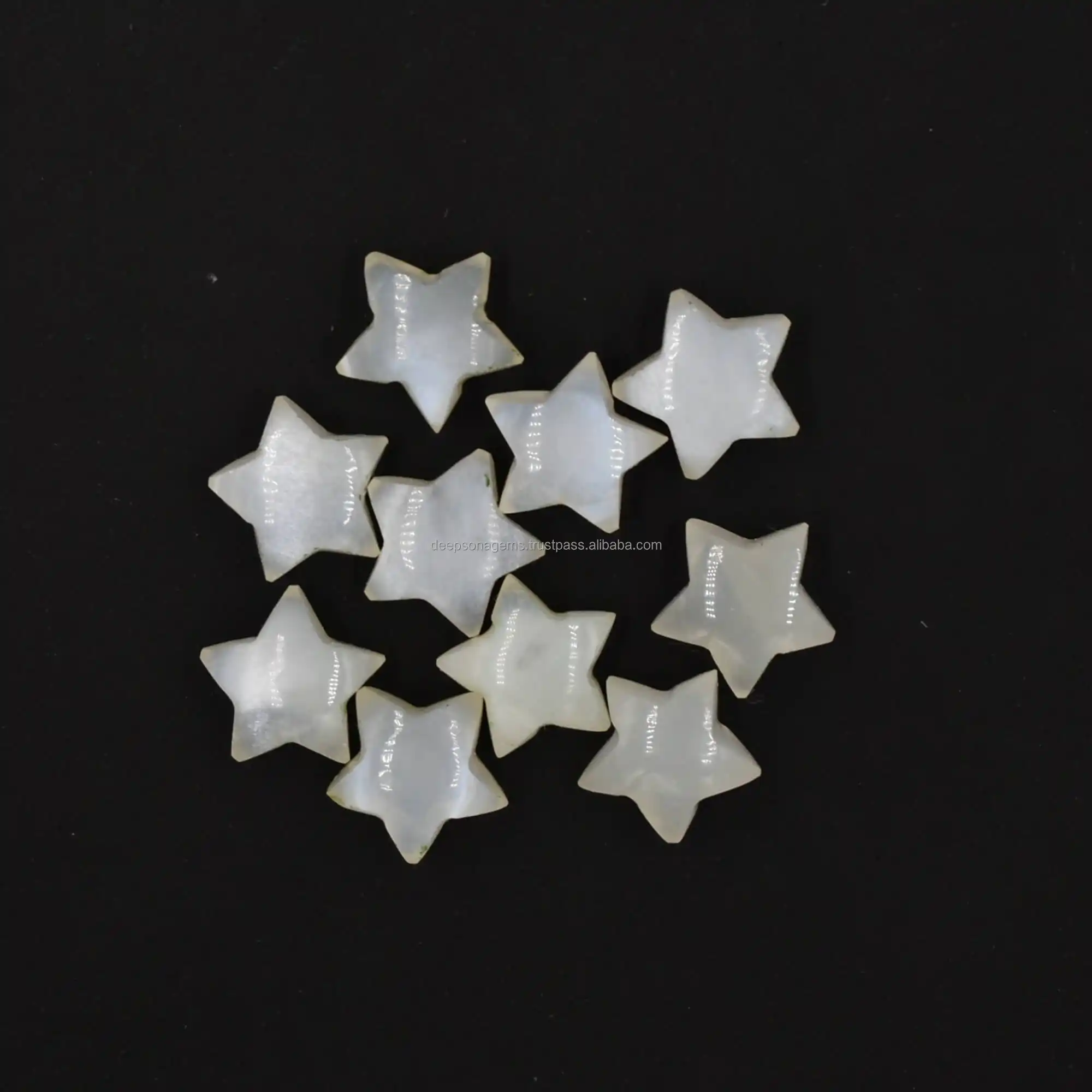 10 mm Star Shape White Moonstone Briolette Beads Strand From Wholesaler at Best Price, Precious Gemstone For Jewelry