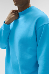 Sweat-shirt en coton à col rond pour homme, pull-over uni, décontracté, mode, sweat-shirt avec logo personnalisé - Product Image 3
