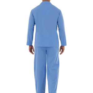 Men Pajamas Set with Pockets Sleepwear Loungewear Breathable Bamboo Fiber Men's Long Sleeve Breathable Thermal Sleepwear Set - Product Image 6