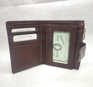 Portefeuille en cuir pour homme en stock, vente en gros à bas prix, export en vrac, haute qualité, emballage personnalisé, logo de marque, directement de l'usine mondiale - Product Image 3