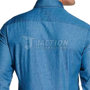 เสื้อเชิ้ตยีนส์สไตล์โดดเด่น ราคาขายส่ง ปี 2026 เสื้อเชิ้ตยีนส์น้ำหนักเบา เสื้อเชิ้ตยีนส์สำหรับผู้ใหญ่ - Product Image 5