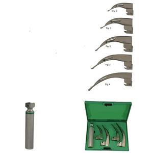 Professional Fiber Optic Macintosh Laryngoscope Set German stainless steel Manual Hospital Clinic use Medic <b>Instruments</b> CE - Product Image 5