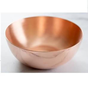 Bol décoratif en métal de style traditionnel, finition nickel, en aluminium, pour servir des fruits, des en-cas et des fruits secs - Product Image 3