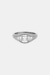 Bague de fiançailles ovale 2 carats en diamant de laboratoire, or massif 14K 18K personnalisé, solitaire moderne, élégant, de luxe, pour usage quotidien, prix d'usine - Product Image 3