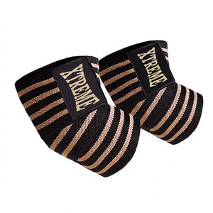 Venda elástica de compresión para codo, accesorio de gimnasio para entrenamiento de levantamiento de pesas, protección de codo para peso muerto y powerlifting - Product Image 3
